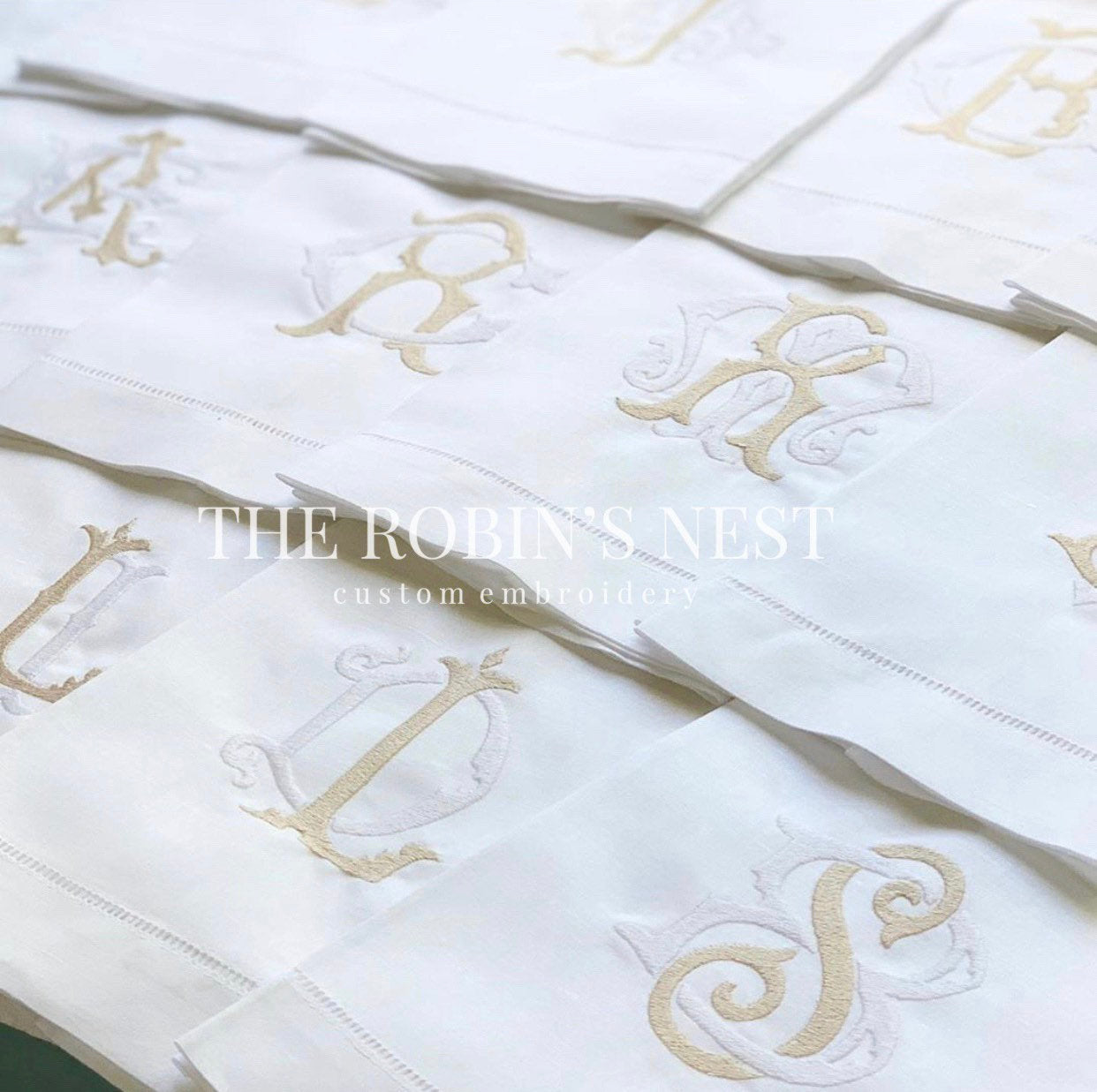 Towels & Tissue Covers – The Robin's Nest Embroidery