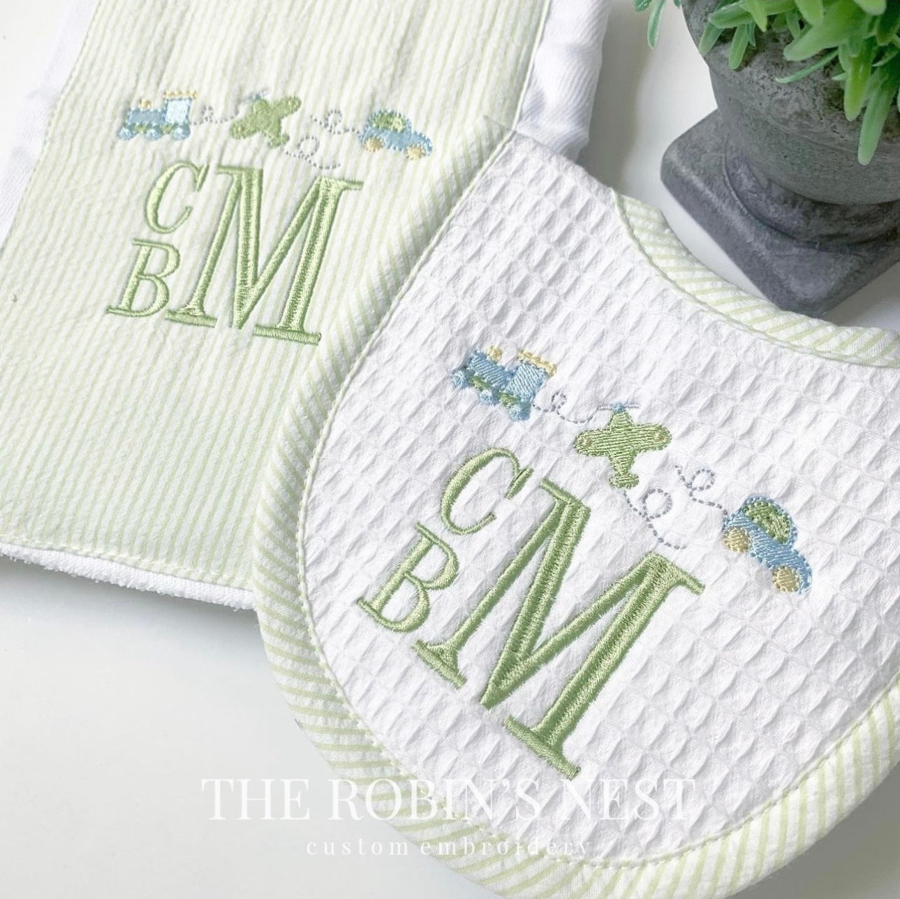 Bibs & Burp Cloths – The Robin's Nest Embroidery Bibs & Burp Cloths – The Robin's Nest Embroidery